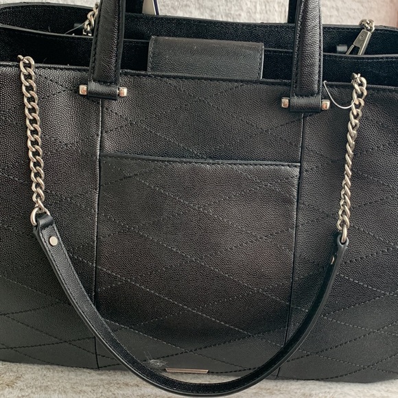 REBECCA MINKOFF | Je T’aime Work Bag Tote - Black Leather - Picture 16 of 17